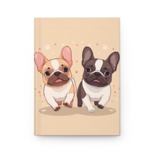 Cute French Bulldog Hardcover Journal
