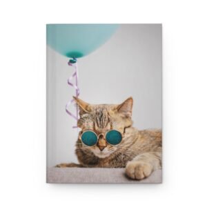 Fun Cat-Themed Hardcover Journal