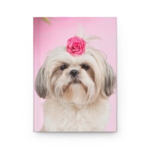 Shih Tzu Floral Pet Hardcover Journal