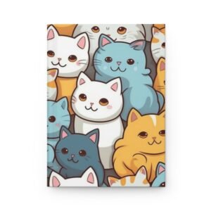 Cute Colorful Cat Hardcover Journal