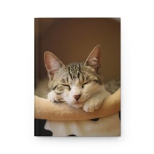 Sleeping Cat Hardcover Journal