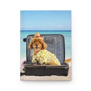 Dog Beach Vibes Hardcover Journal