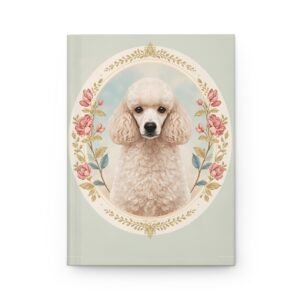 Poodle Dog-Themed Hardcover Journal