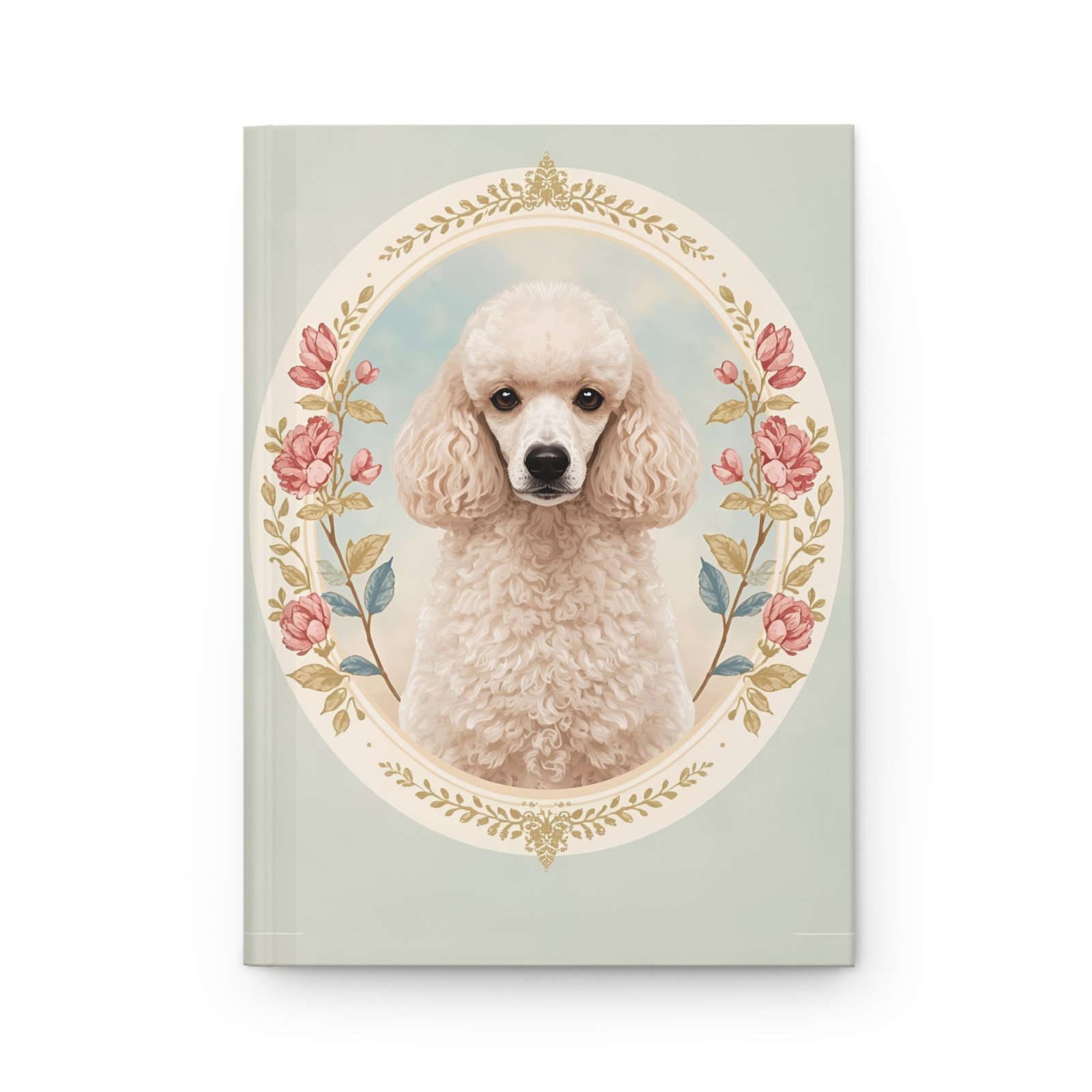 Poodle Dog-Themed Hardcover Journal