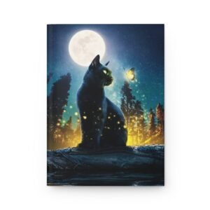 Enchanted Cat Hardcover Journal